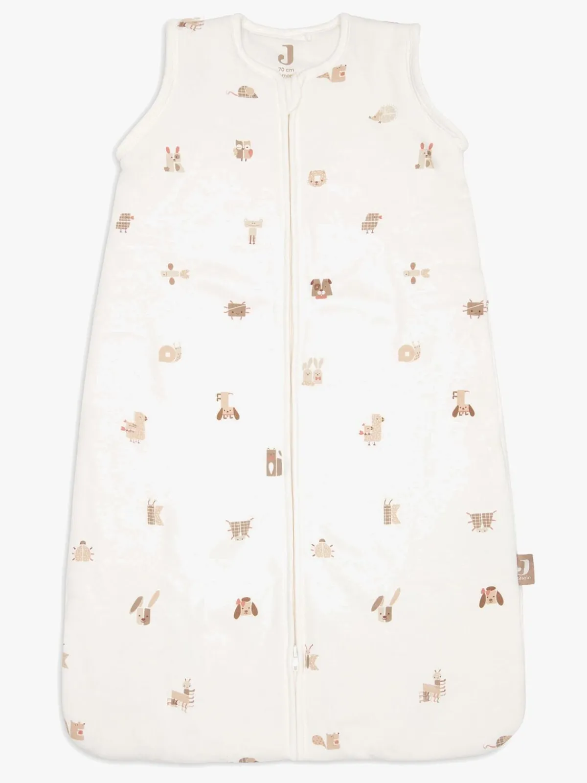 Børn Jollein Børnesenge & Tilbehør>Sovepose med Aftagelig Ærmer 70 cm, Animal Friends