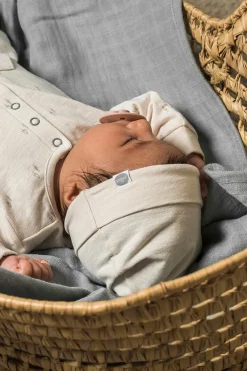 Jollein Stofbleer, Nusseklude & Babytæpper*Stofble Bamboo 4-pak, Storm Grey