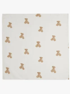 Jollein Stofbleer, Nusseklude & Babytæpper*Stofble 3-Pak, Teddy Bear Hvid/Beige