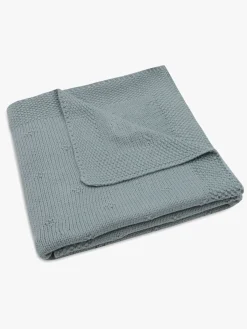 Jollein Stofbleer, Nusseklude & Babytæpper*Strikket Tæppe Cozy, Sea Green Grøn