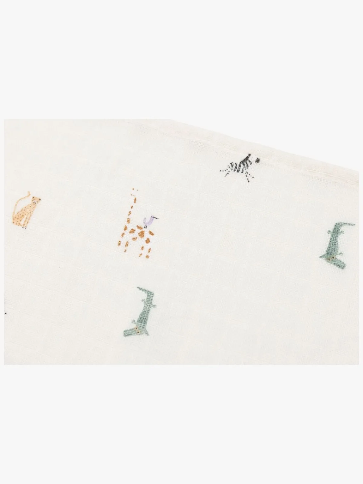 Jollein Stofbleer, Nusseklude & Babytæpper>Tæppe/ Stofble i Musselin 3-pak, Jungle Jambo