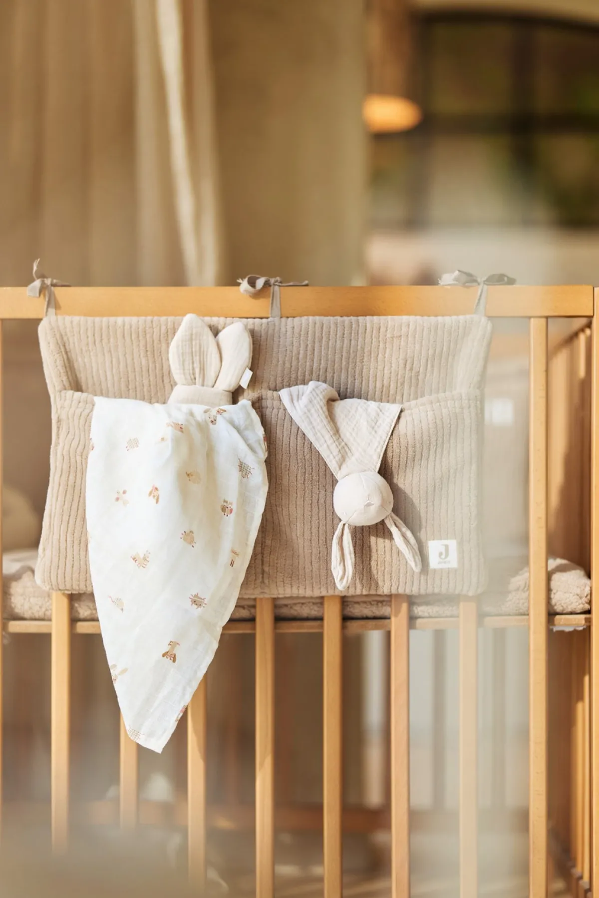 Jollein Tæppe/ Stofble i Musselin 70x70 cm 3-pak, Animal Friends