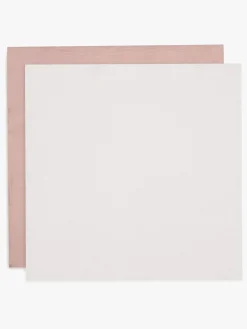 Jollein Tæppe/ Stofble i Musselin 4-pak, Wild Rose/Ivory