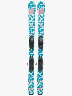 K2 Luv Bug Fdt 4.5 Ski inkl. Bindinger, 124 cm