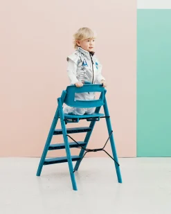 KAOS Højstole & Tilbehør*Klapp Højstol Recycled, Swedish Blue Blå