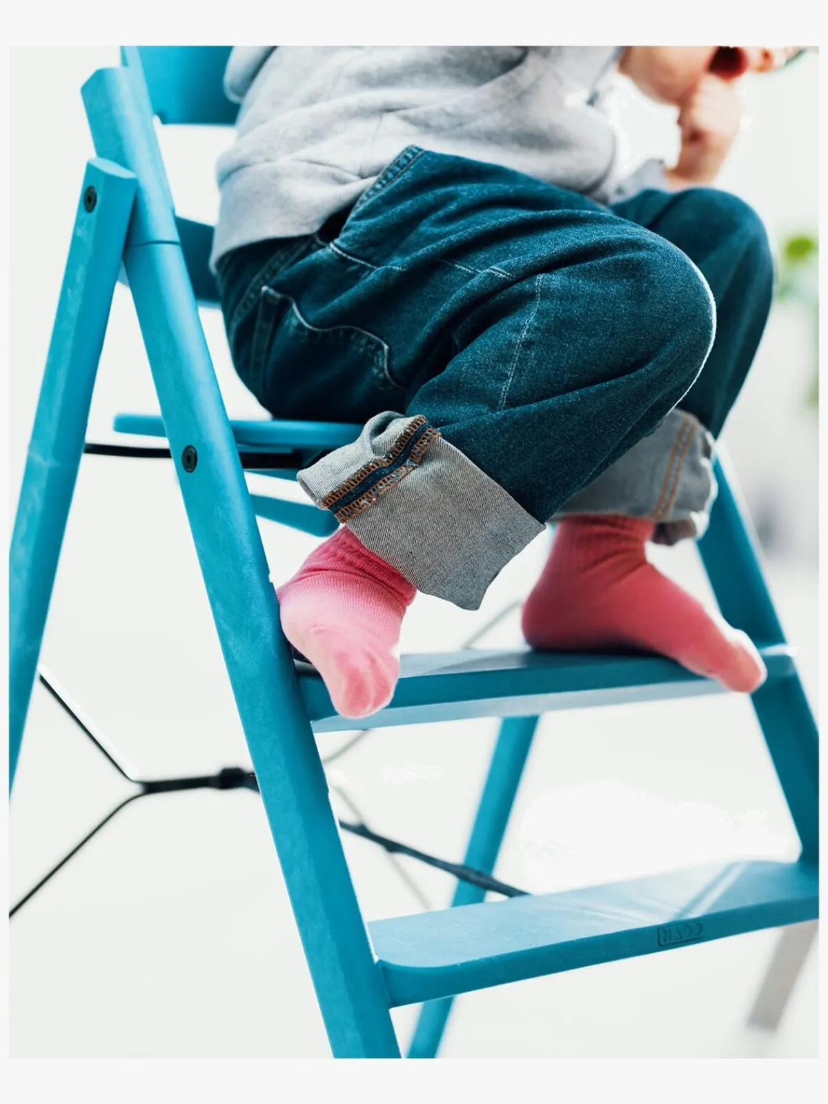 KAOS Højstole & Tilbehør*Klapp Højstol Recycled, Swedish Blue Blå