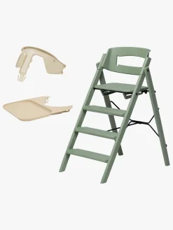 KAOS Højstole & Tilbehør*Klapp Højstol Recycled inkl. Beskyttelsesbøjle & Bakke, Mineral Green/Desert Sand