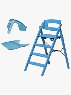 KAOS Højstole & Tilbehør*Klapp Højstol Recycled inkl. Beskyttelsesbøjle & Bakke, Swedish Blue/Swedish Blue