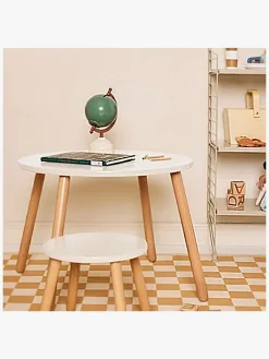 Børn KidsConcept Børnemøbler></noscript>Kids Concept Bord & Stole, Hvid