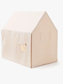 Børn KidsConcept Kids Concept Legehus Telt, Naturhvid