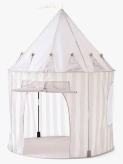 KidsConcept Legetelte & -Tunneler*Kids Concept Stribet Legetelt, Grå Grå