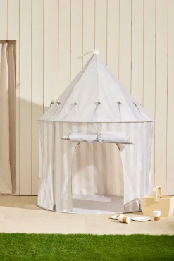 KidsConcept Legetelte & -Tunneler*Kids Concept Stribet Legetelt, Grå Grå