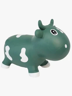 KidZZfarm Udelegetøj*Ko Hoppedyr, Grøn Grøn