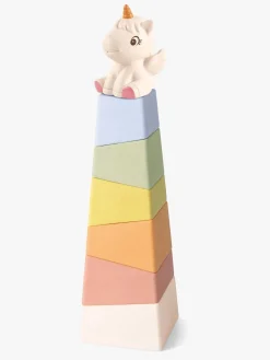 Kinder and Kids Babylegetøj*Stableklodser Enhjørning, Multifarvet Flerfarvet