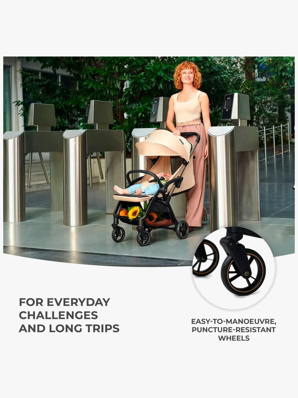 Kinderkraft Rejseklapvogne>APINO Klapvogn, Dove Grey