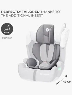 Kinderkraft Autostole 9-36 Kg*COMFORT UP i-Size Autostol, Grey Grå