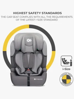 Kinderkraft Autostole 9-36 Kg*COMFORT UP i-Size Autostol, Grey Grå