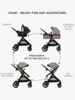 Kinderkraft ESME 2-in-1 Duovogn, Sand