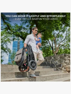 Kinderkraft Duo- & Kombivogne*ESME PRO 3-in-1 Duovogn Travelsystem, Moonlight Grey Grå