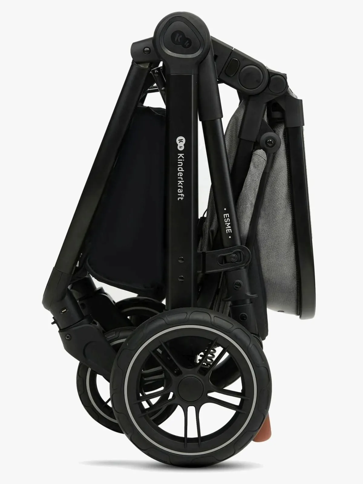 Kinderkraft Duo- & Kombivogne*ESME PRO 3-in-1 Duovogn Travelsystem, Moonlight Grey Grå