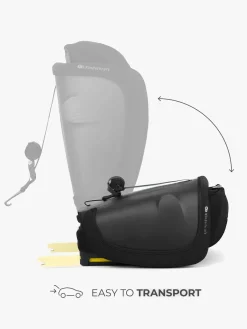 Kinderkraft Autostole 9-36 Kg*FIX2GO i-Size Autostol, Black Sort