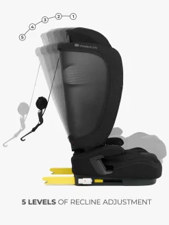 Kinderkraft Autostole 9-36 Kg*FIX2GO i-Size Autostol, Black Sort