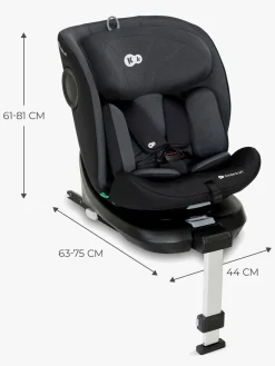 Kinderkraft Autostole 9-36 Kg*I-360 i-Size Autostol, Black Sort