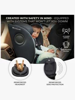 Kinderkraft Autostole 9-36 Kg*I-360 i-Size Autostol, Black Sort