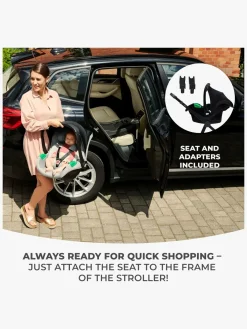 Kinderkraft Vognpakker*3-i-1 NEWLY Kombivogn Travelsystem, Sand Beige