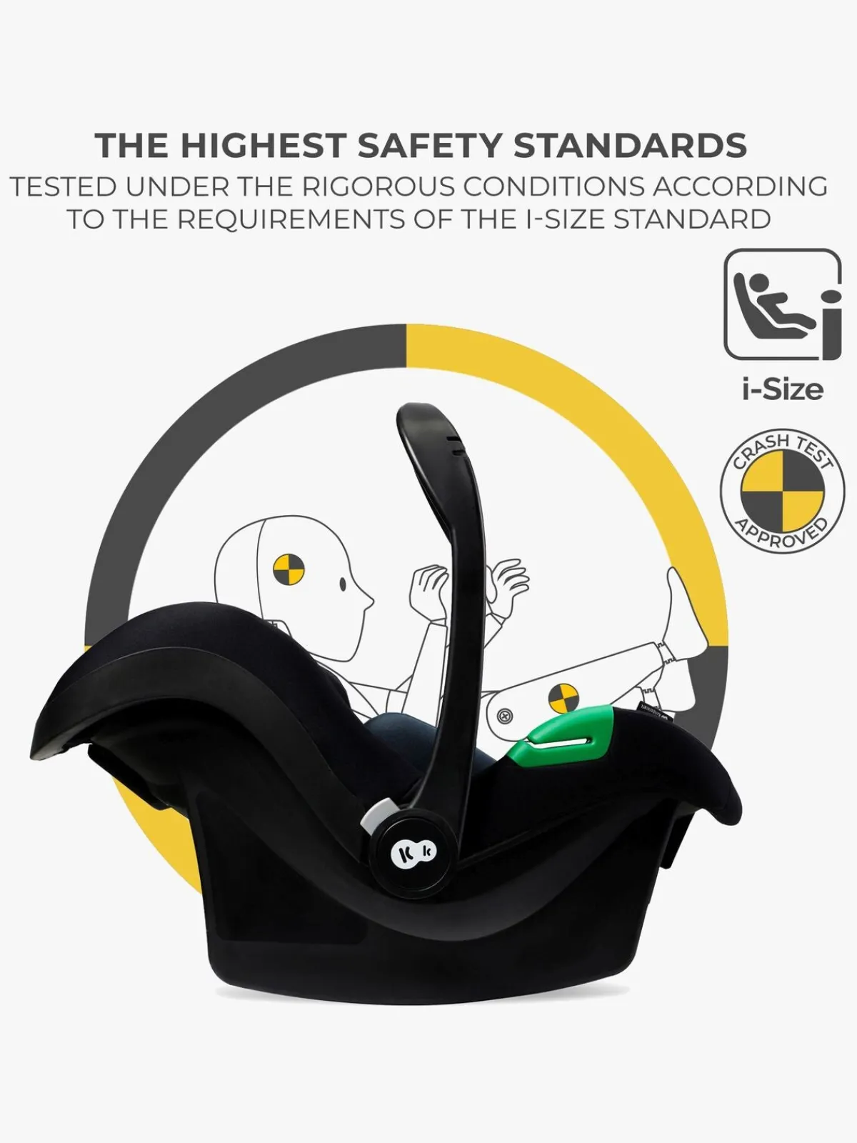 Kinderkraft Duo- & Kombivogne*3-i-1 NEWLY Kombivogn Travelsystem, Classic Black Sort