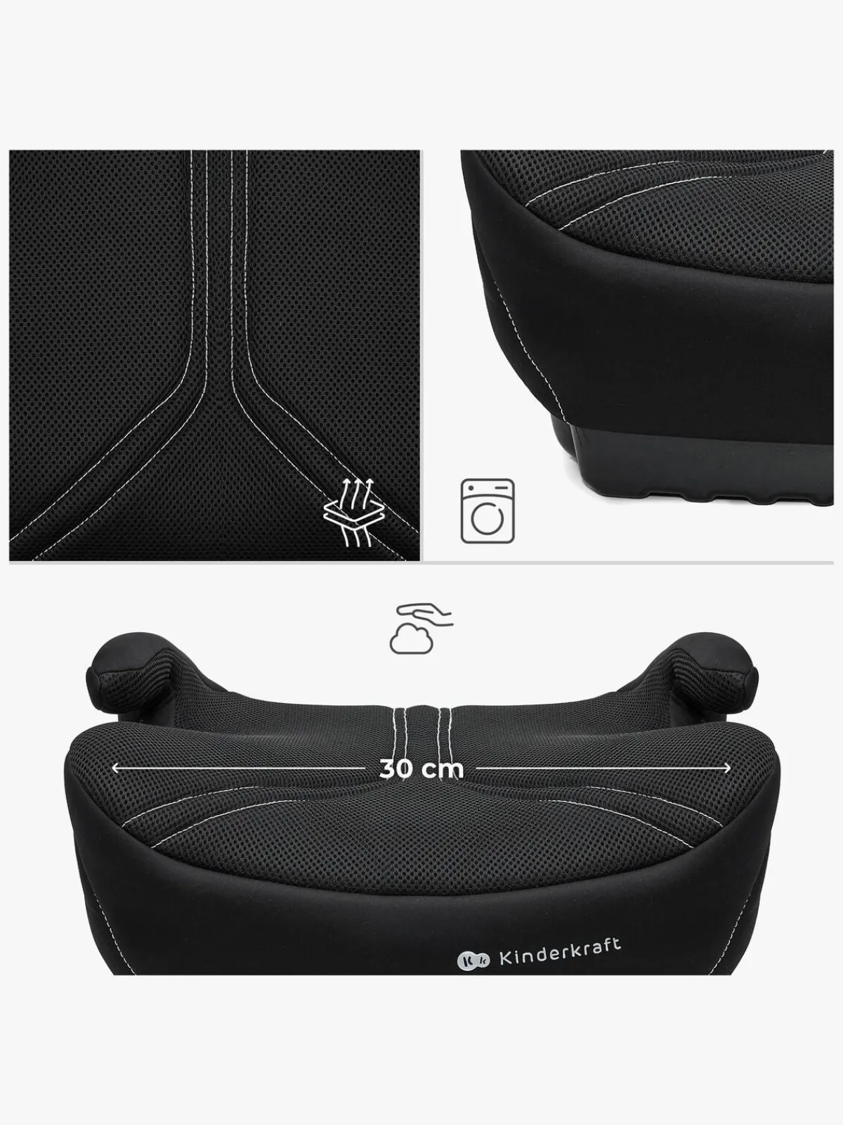 Kinderkraft Selepuder>I-BOOST 2 PRO Selepude, Black