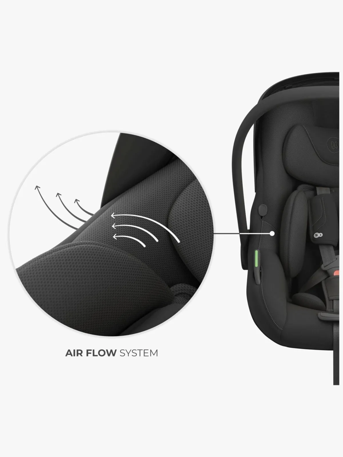 Kinderkraft Autostole 0-13 Kg>I-LITE Autostol Baby, Graphite Black