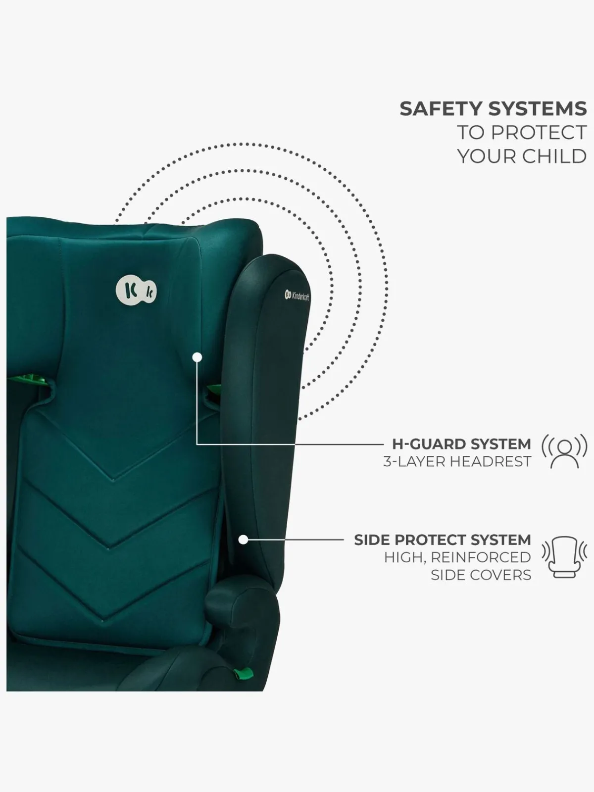 Kinderkraft Autostole 15-36 Kg>I-SPARK i-Size Autostol, Green