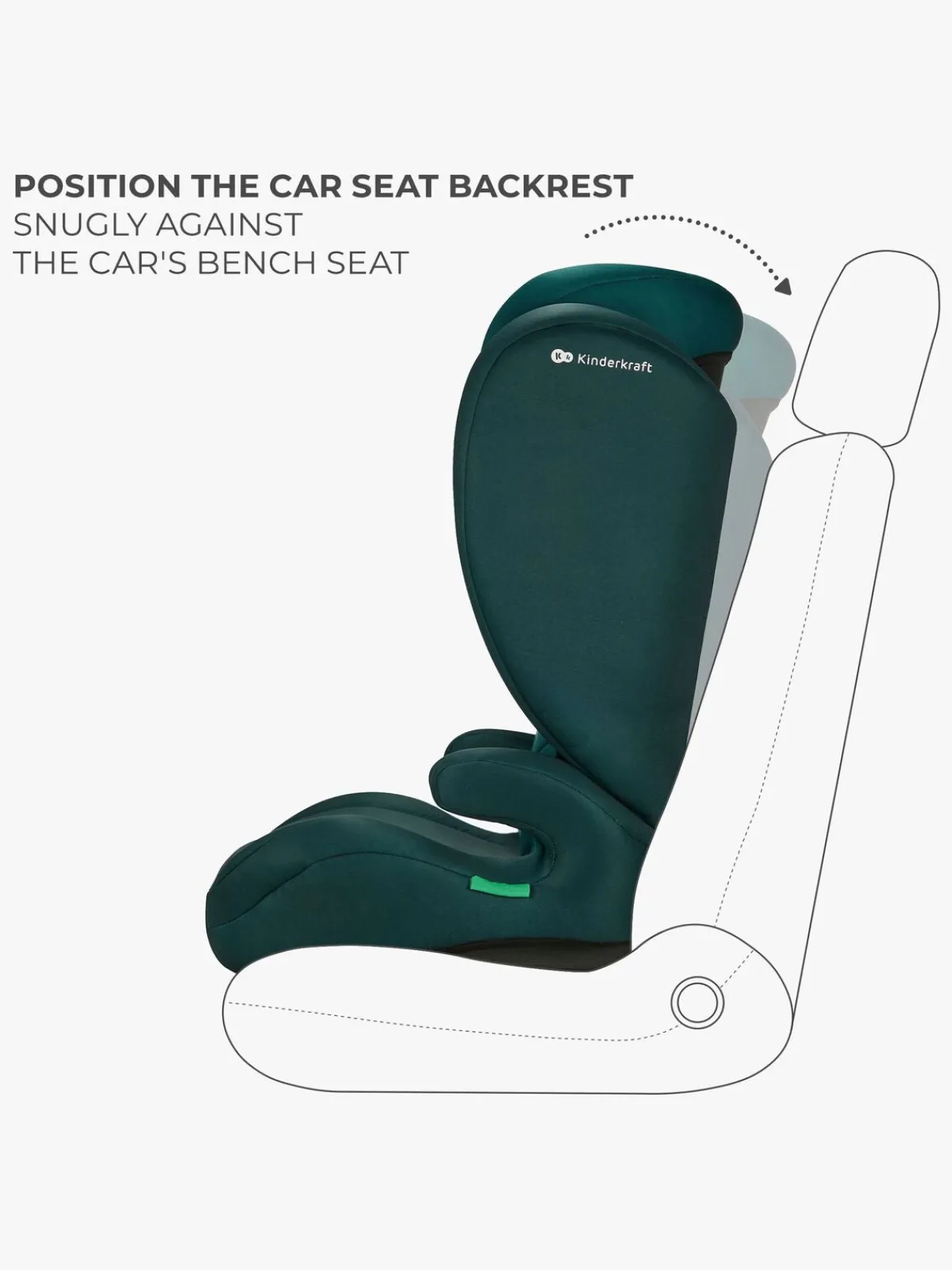 Kinderkraft Autostole 15-36 Kg>I-SPARK i-Size Autostol, Green