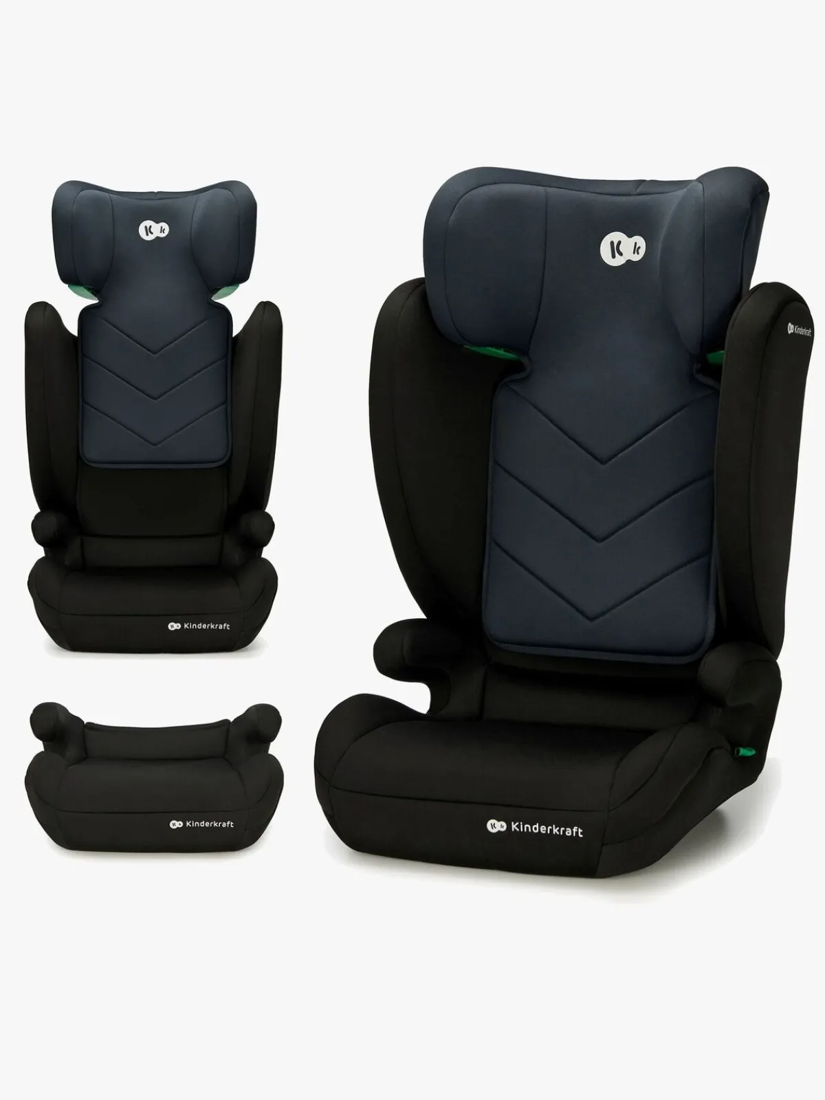 Kinderkraft Autostole 15-36 Kg*I-SPARK i-Size Autostol, Black Sort