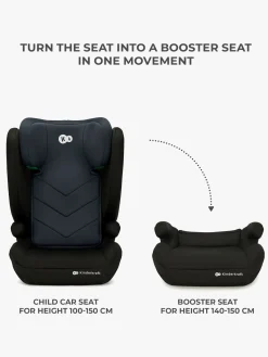Kinderkraft Autostole 15-36 Kg*I-SPARK i-Size Autostol, Black Sort