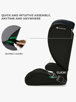 Kinderkraft Autostole 15-36 Kg*I-SPARK i-Size Autostol, Black Sort