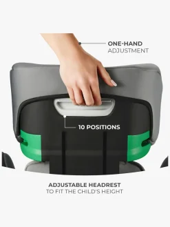 Kinderkraft Autostole 15-36 Kg*I-SPARK i-Size Autostol, Pink Lyserød/Grå