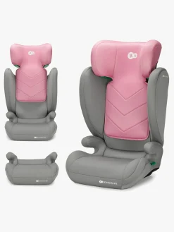 Kinderkraft Autostole 15-36 Kg*I-SPARK i-Size Autostol, Pink Lyserød/Grå