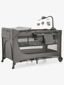 Kinderkraft Børnesenge & Tilbehør*JOY 2 Weekendseng med Tilbehør, Dark Grey Grå