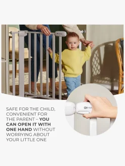 Kinderkraft Sikkerhed*LOCK&GO Sikkerhedsgitter, Black Sort