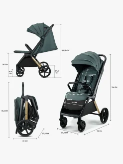 Kinderkraft Rejseklapvogne*Loom Klapvogn, Jade Green Grøn