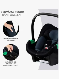 Kinderkraft Autostole 0-13 Kg*MINK PRO i-Size Autostol Baby inkl MINK FX Base, Black