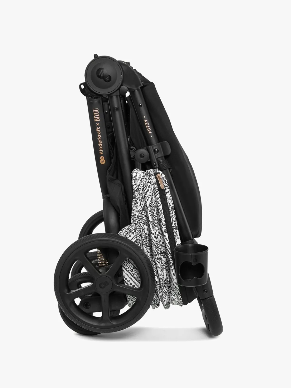 Kinderkraft Rejseklapvogne*MITZY BIZUU Klapvogn, Lunar Black Sort