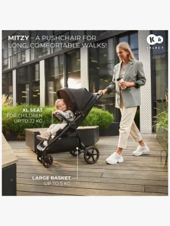 Kinderkraft MITZY Klapvogn, Jade Green