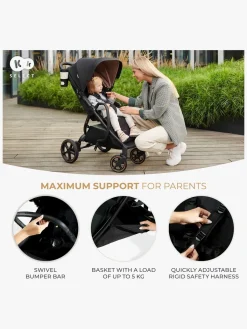 Kinderkraft MITZY Klapvogn, Ink Black