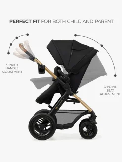 Kinderkraft MOOV 2 4-in-1 Air Duovogn, Pure Black