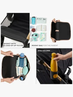 Kinderkraft Duo- & Kombivogne*MOOV 2 4-in-1 Duovogn, Sand Beige