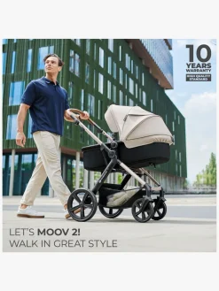 Kinderkraft Duo- & Kombivogne*MOOV 2 4-in-1 Duovogn, Sand Beige