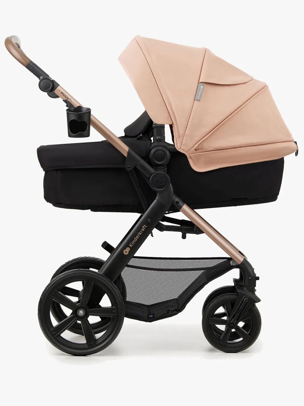 Kinderkraft Duo- & Kombivogne*MOOV 2 4-in-1 Duovogn, Sand Beige